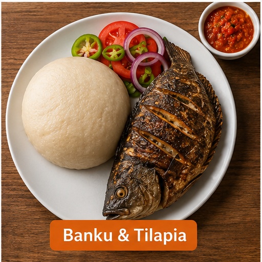 Banku and Tilapia